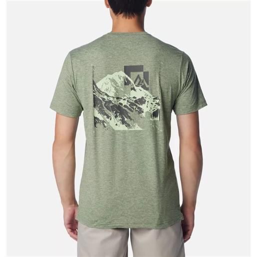 Columbia t-shirt stampata kwick hike canteen da uomo