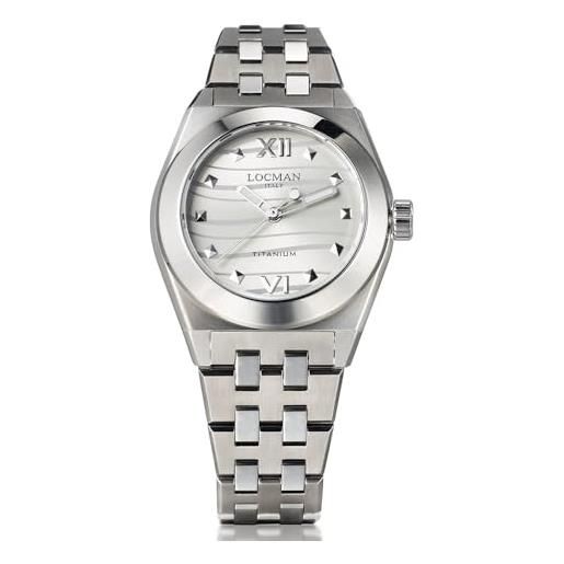 Locman orologio donna nuovo stealth titanio argento