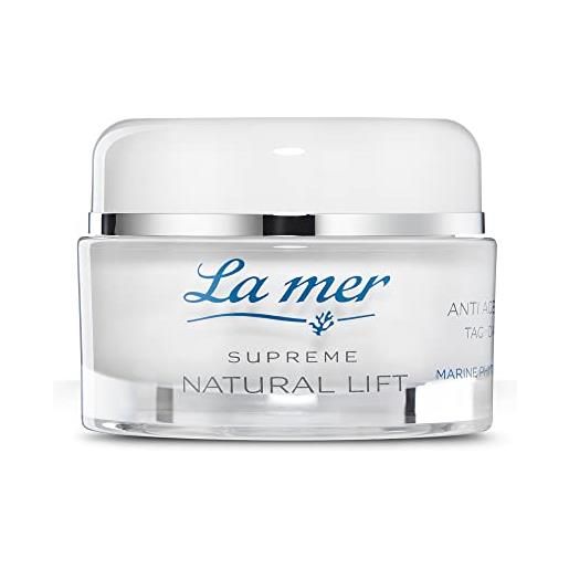 La mer supreme natural lift anti age cream tag - crema viso per il giorno - effetto rassodante e levigante - crema giorno per ridurre le rughe - adatto a tutti i tipi di pelle - 50 ml