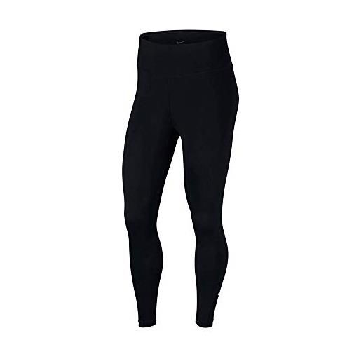 Nike all-in 7/8, leggings sportivi unisex-adulto, nero (black/white 010), 48 (taglia produttore: large)