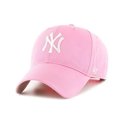 47 '47 brand relaxed-fit cappellino per bambini - basic ny yankees rosa - ki - youth