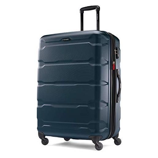 Samsonite omni pc hardside bagagli espandibile con ruote spinner, foglia di t (blu) - 68310-2824