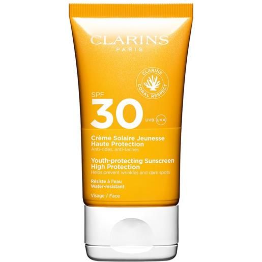 Clarins crème solaire jeunesse haute protection spf 30 - crema solare viso spf 30 50 ml
