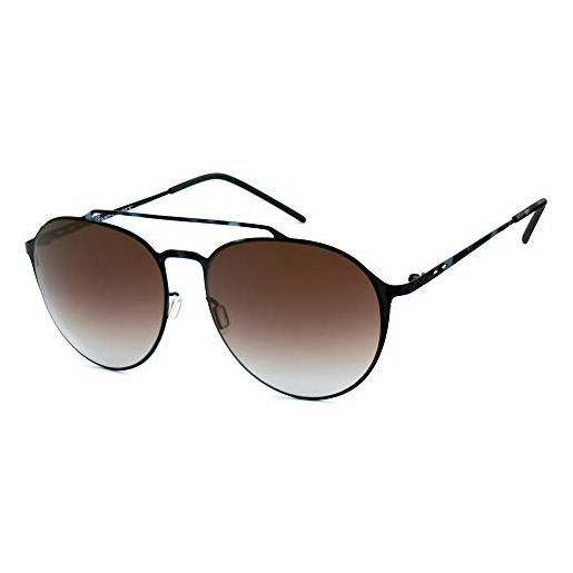 ITALIA INDEPENDENT 0221-093-000 occhiali da sole, multicolore (gris/nero), 58.0 unisex-adulto