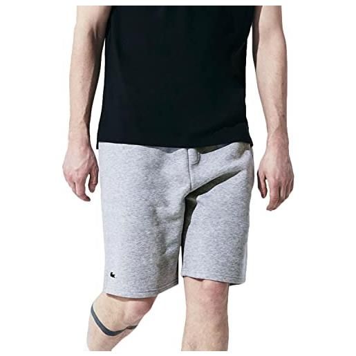 Lacoste sport gh2136 shorts uomo, grigio (argent chine), large