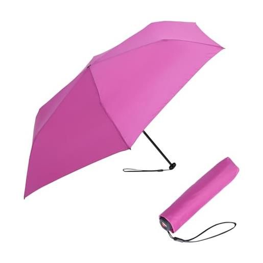 Knirps i. 030 small manual i ombrello tascabile molto leggero con soli 115 g i ombrello piccolo per viaggiare i sta in ogni tasca i stabile con vento e pioggia