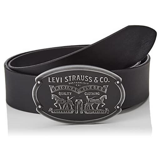 Levi's billy-targa belt cintura, nero regolare, 105 cm uomo