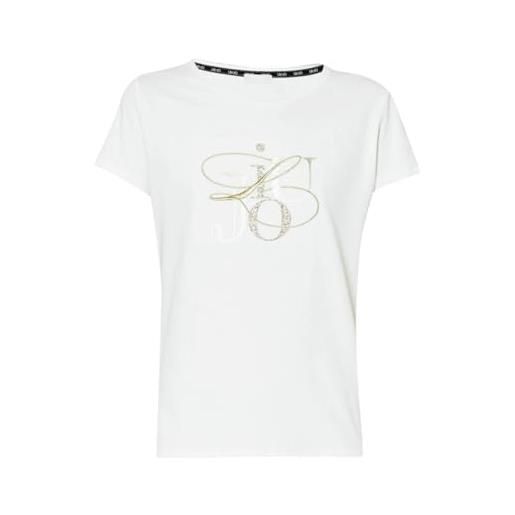 Liu Jo Jeans t-shirt & polo donna liu jo ta4136j003 cotone bianco - m