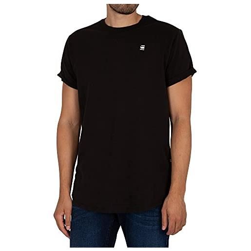 G-STAR RAW lash t-shirt, t-shirt uomo, nero (dk black d16396-b353-6484), l