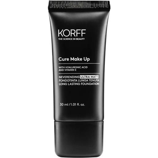 Korff nevereding ultra matt spf30 fondotinta fluido a lunga tenuta 05 30ml