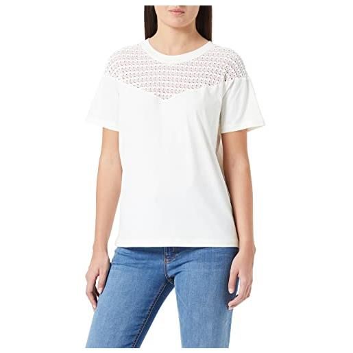 Sisley t-shirt 3airl1020, bianco 10r, xs donna