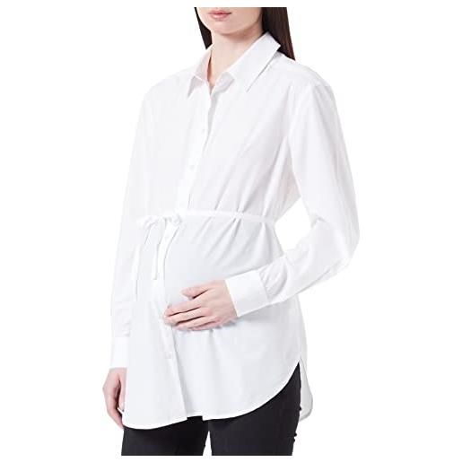 Noppies blouse arles nursing-maglietta a maniche lunghe camicia da donna, bianco ottico-p175, 50