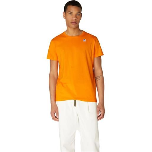 K-Way t-shirt le vrai edouard uomo arancione