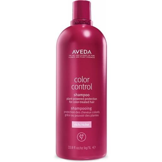 Aveda color control shampoo rich 1000ml novita' 2024 - shampoo nutriente protettivo capelli colorati