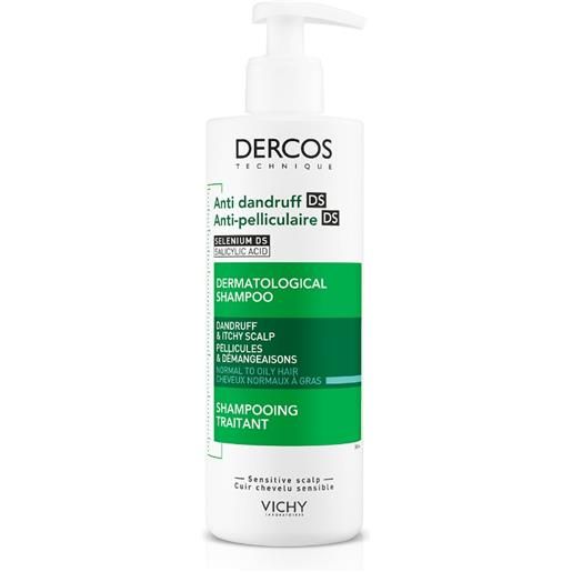 Vichy dercos shampoo antiforfora capelli da normali a grassi 400 ml