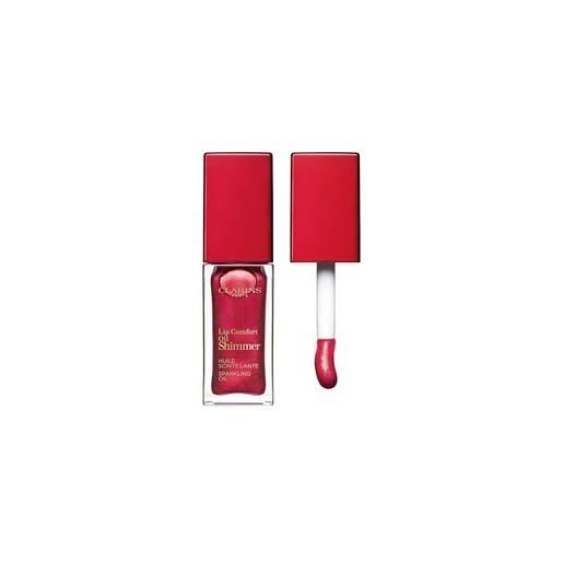 Clarins lip comfort oil shimmer 08 deep red