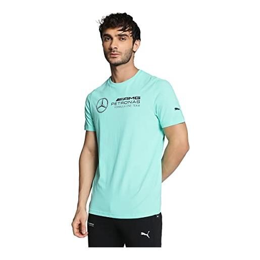 PUMA t-shirt mercedes-amg petronas motorsport f1 essentials logo da uomo xl mint green