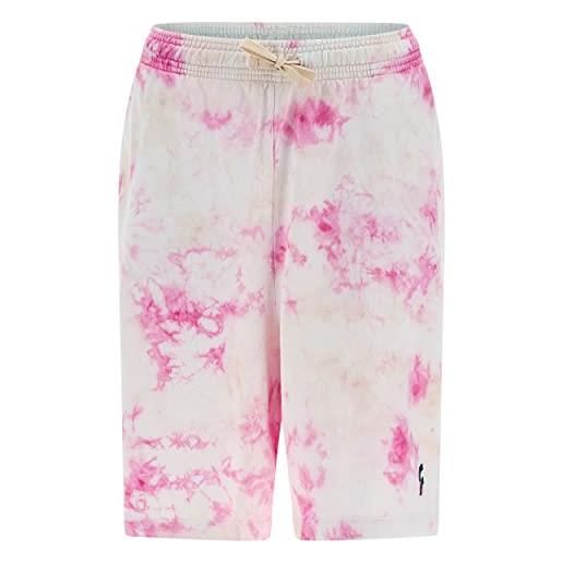 FREDDY - pantaloncini in french terry con stampa tye-die all over, donna, rosa, small