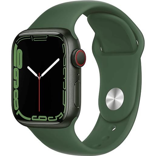 APPLE watch series 7 gps+cellular 41mm in alluminio verde - sport trifoglio