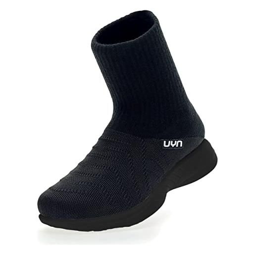 UYN 3d ribs metal black sole, sneaker uomo, 44 eu