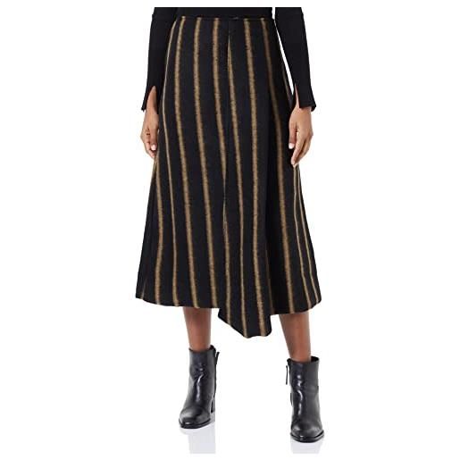 Sisley skirt 4kupl00v, black 901, 38 donna