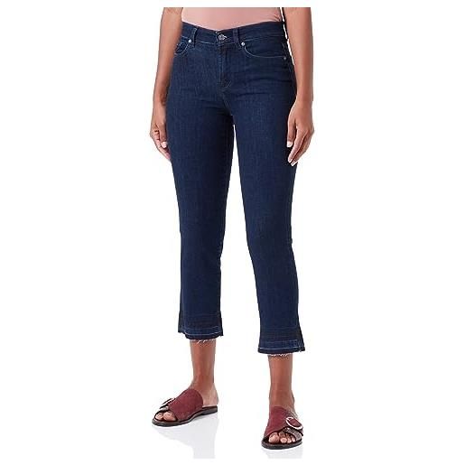 7 For All Mankind the straight crop soho classic with released hem, blu scuro