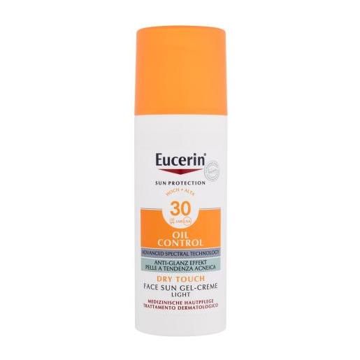 Eucerin sun oil control sun gel dry touch spf30 crema solare protettiva per pelli grasse e problematiche 50 ml unisex