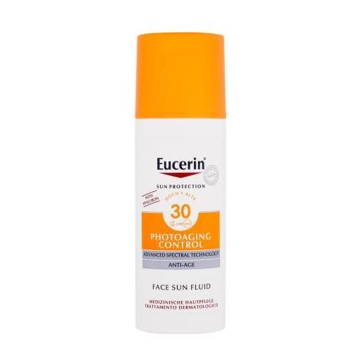 Eucerin sun protection photoaging control face sun fluid spf30 emulsione abbronzante per il viso contro le rughe 50 ml per donna