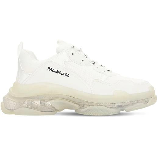Balenciaga - sneakers con suola trasparente a tripla s