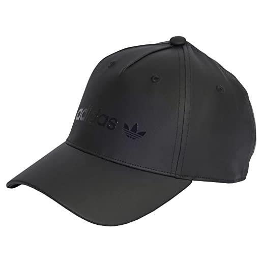 Adidas satin baseball cap ib9050, unisex cap with a visor, black, osfm eu