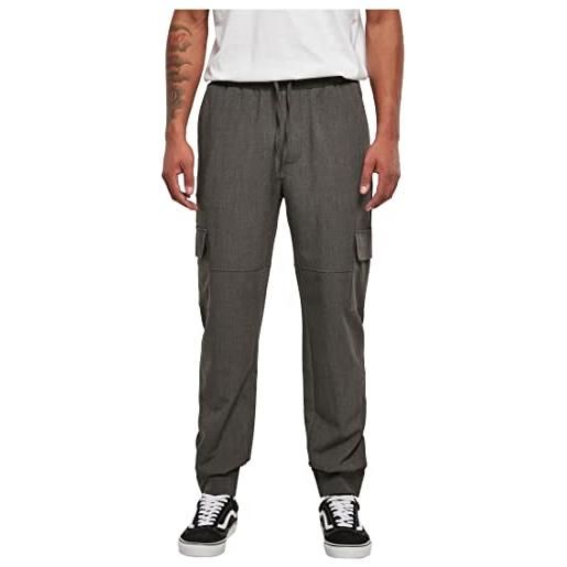 Urban Classics pantaloni comfort military, carbone, xl uomo