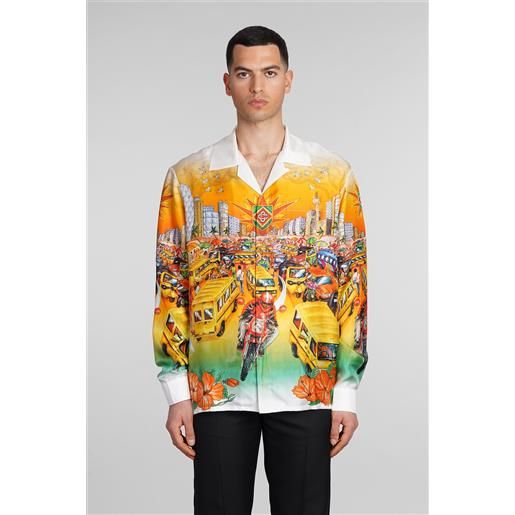 Casablanca camicia in seta multicolor