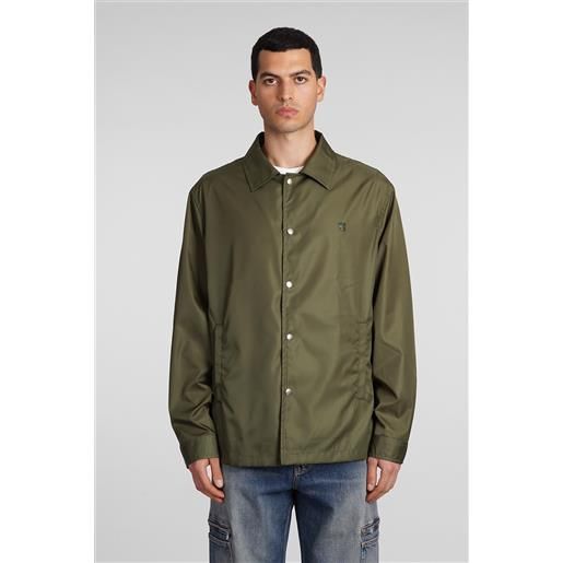 Givenchy camicia in poliamide verde