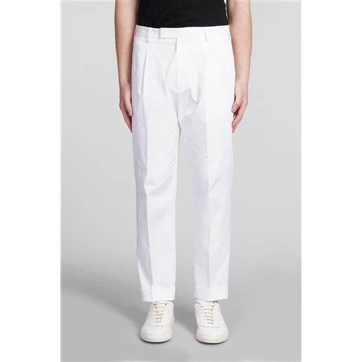 Low Brand pantalone kim in cotone bianco
