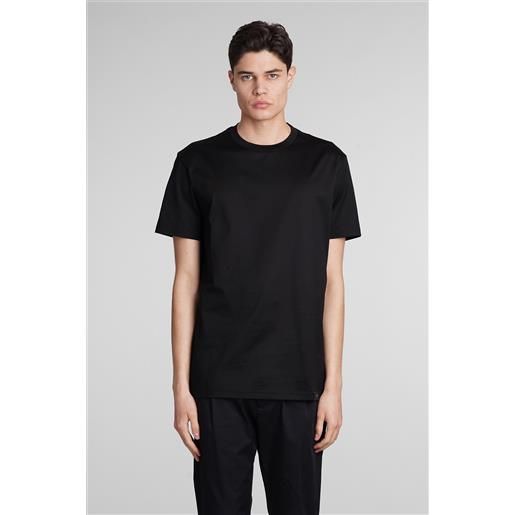 Low Brand t-shirt b134 basic in cotone nero