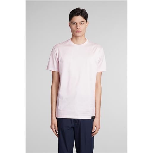 Low Brand t-shirt b134 basic in cotone rosa