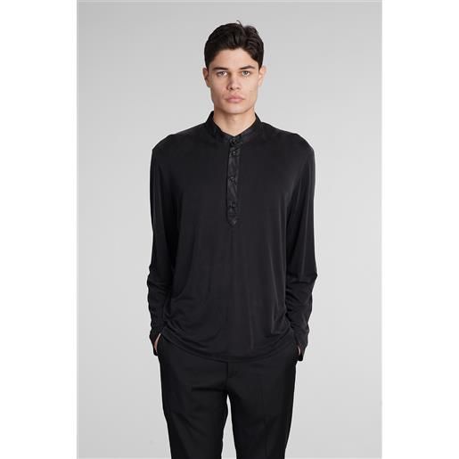 Low Brand t-shirt b225 in cupro nero