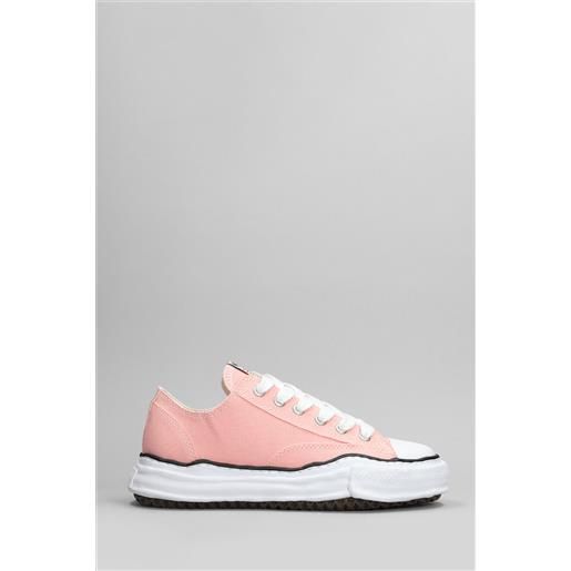 Mihara yasuhiro sneakers peterson low in cotone rosa