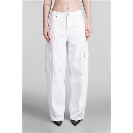 Haikure jeans bethany in cotone bianco