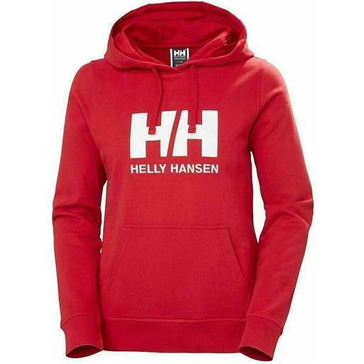 Helly Hansen women's hh logo felpa red m