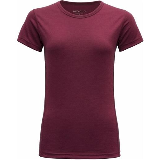 Devold breeze merino 150 t-shirt woman beetroot l maglietta outdoor
