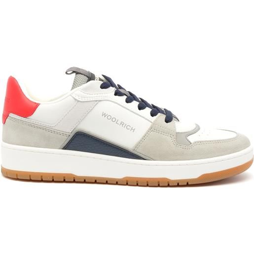 Woolrich sneakers Woolrich low in camoscio grigio
