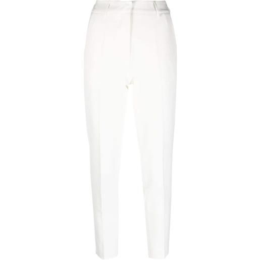 Blanca Vita pantaloni sartoriali crop slim - bianco
