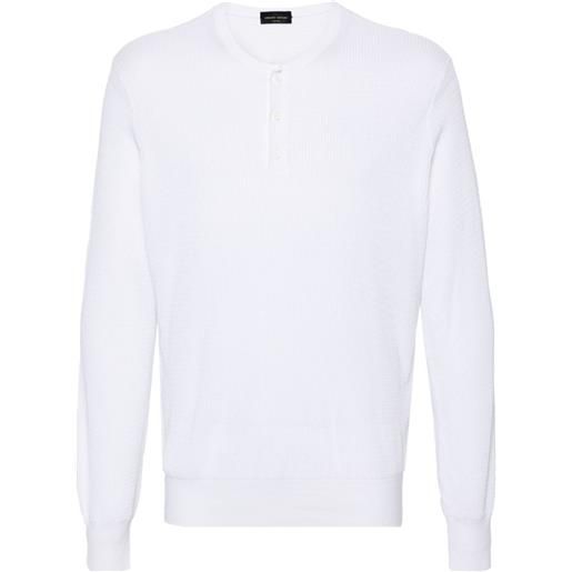 Roberto Collina maglione con scollo rotondo - bianco