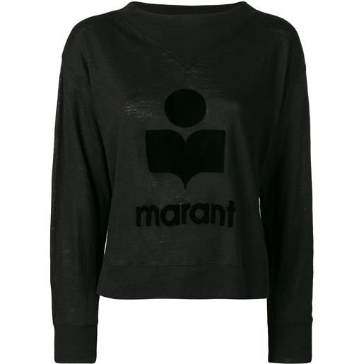MARANT ÉTOILE maglione con logo - nero