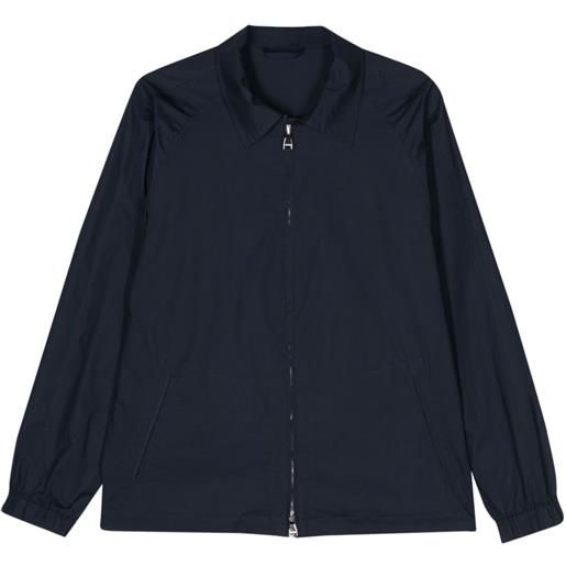 Valstar giacca-camicia oliver con zip - blu