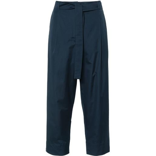 'S Max Mara pantaloni con dettagli a pieghe - blu