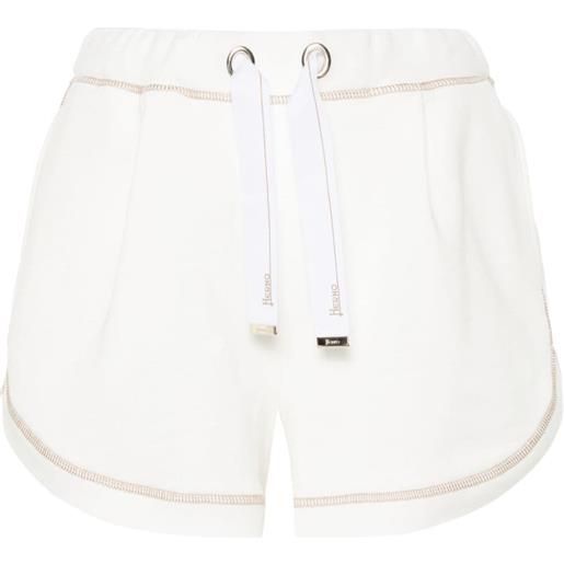 Herno shorts con cuciture a contrasto - bianco