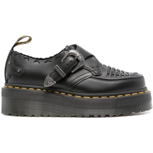 Dr. Martens oxford ramsey con plateau - nero