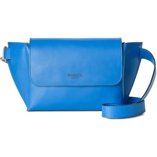 Shinola marsupio con logo - blu